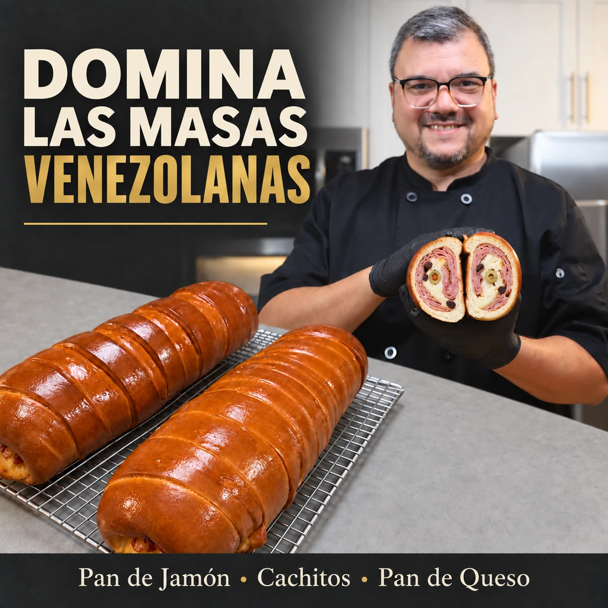 Domina las Masas Venezolanas: Yonave presenta el curso de Pan de Jamón, Cachitos y Pan de Queso
